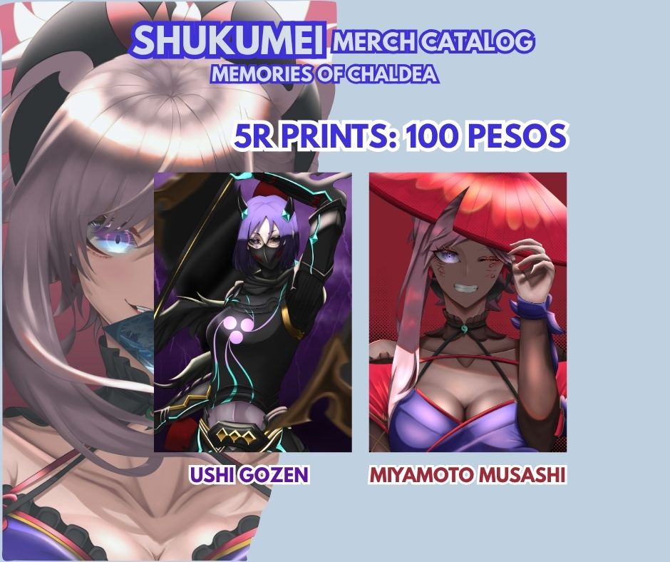 Void_shukumei's tweet photo. Hello Masters in PH!! Visit our table on Memories of Chaldea Fan event hosted by @FatePhilippines✨

See you over the same sky👋✨
#MemoriesOfChaldea #FPH #FGO https://t.co/Nhyb74MV8a