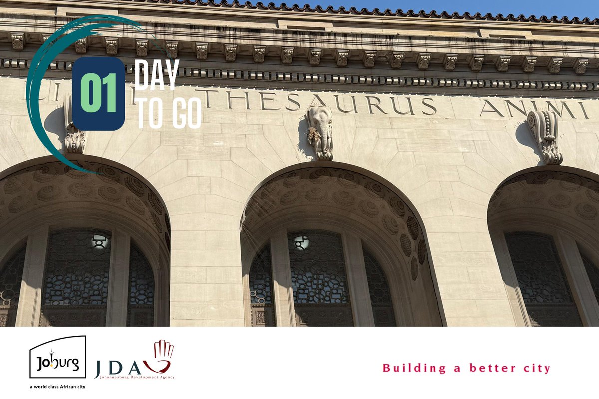 CityofJoburgZA's tweet image. Just 1 DAY TO GO until our big reveal 🎉 Stay tuned😉 #JoburgLibraries ^TM