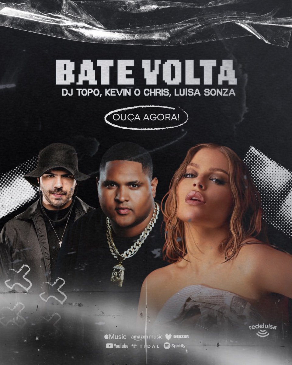 📢 | SAIU! “BATE VOLTA” de <a href="/djtopooriginal/">DJ TOPO</a>, <a href="/KevinOChris/">Kevin O Chris 🛰</a> e <a href="/luisasonza/">Luísa Sonza</a> já está disponível em todas as plataformas digitais. Ouça agora!

🔗 open.spotify.com/track/73gZocgn…