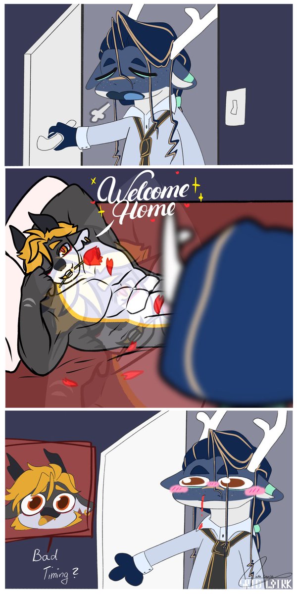 Tiring day at work for Cal