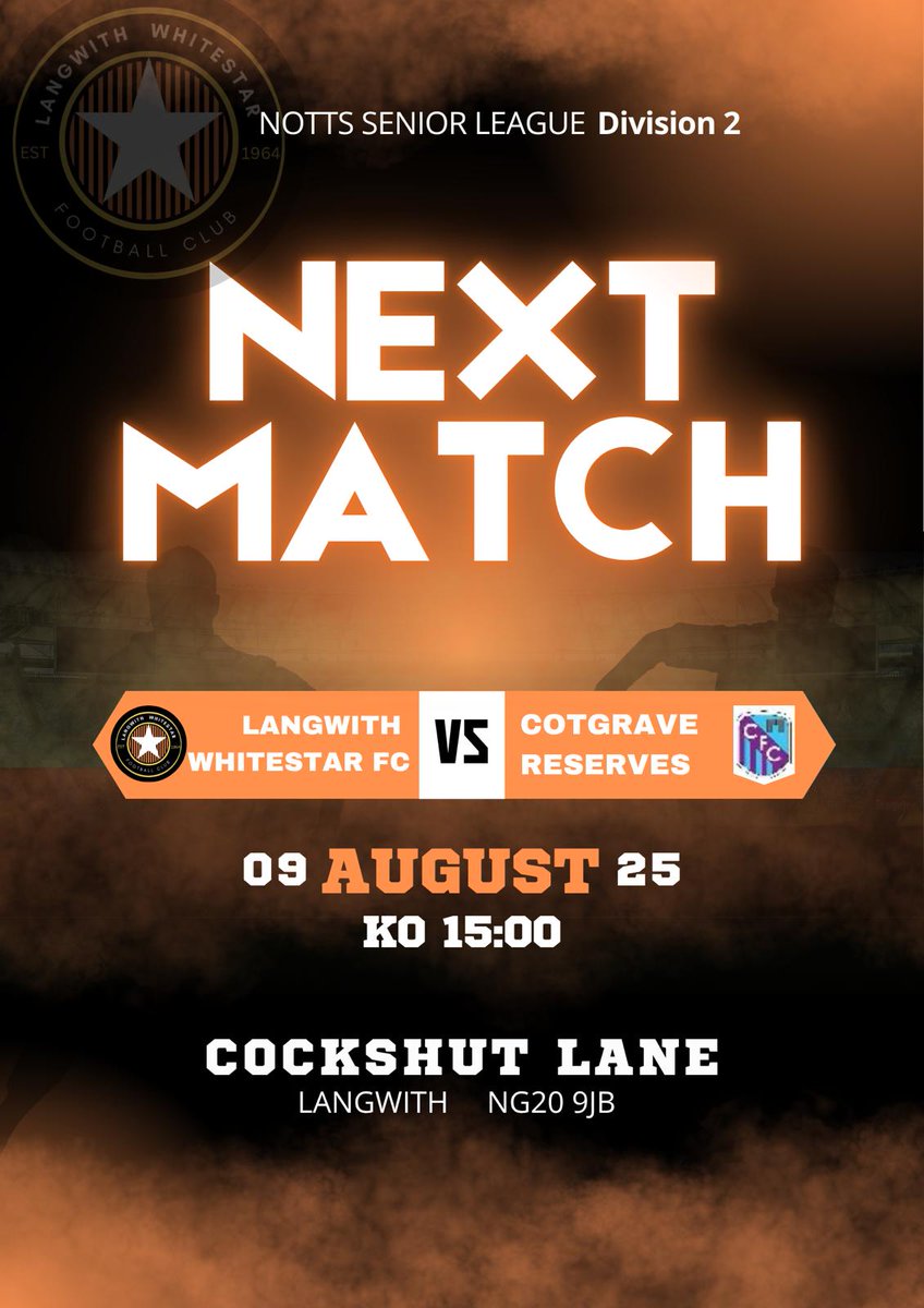 Back to league action on cockshut this weekend 🧡🖤