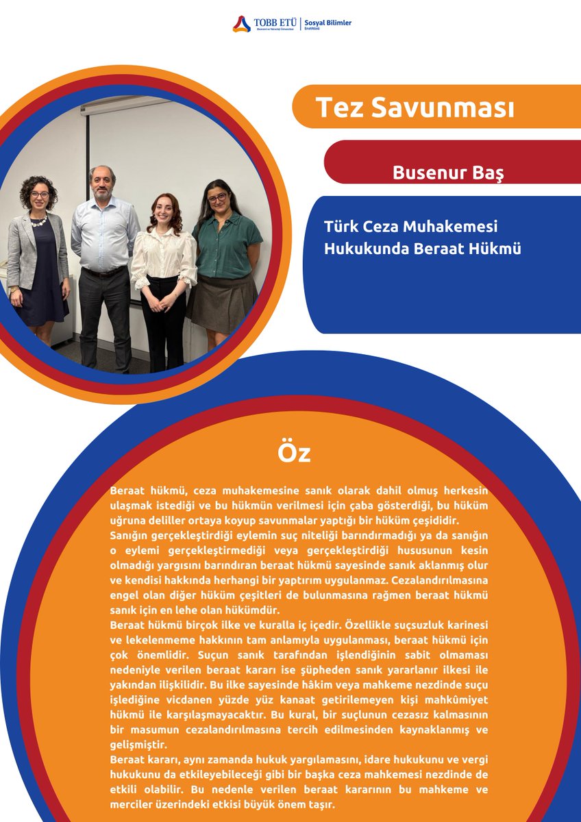 TOBB ETÜ SBE (@tobbetu_sbe) on Twitter photo Kamu Hukuk öğrencimiz Busenur Baş, Dr. Öğr. Üyesi Duygu Çağlar DOĞAN denetiminde yazdığı tezini Prof. Dr. Olgun DEĞİRMENCİ (<a href="/olgundegirmenci/">Olgun DEGİRMENCİ</a>) ve Dr. Öğr. Üyesi Hale AKDAĞ denetiminde sunmuştur. Tebrikler! Kamu Hukuk öğrencimiz Busenur Baş, Dr. Öğr. Üyesi Duygu Çağlar DOĞAN denetiminde yazdığı tezini Prof. Dr. Olgun DEĞİRMENCİ (<a href="/olgundegirmenci/">Olgun DEGİRMENCİ</a>) ve Dr. Öğr. Üyesi Hale AKDAĞ denetiminde sunmuştur. Tebrikler!