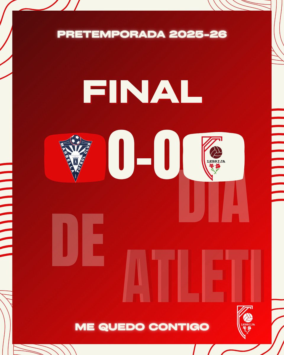 Club Atlético Antoniano Grupo Velázquez (@caantoniano) on Twitter photo ¡Final del partido!
🔴⚪️ #MarbellaAntoniano 0-0 ¡Final del partido!
🔴⚪️ #MarbellaAntoniano 0-0