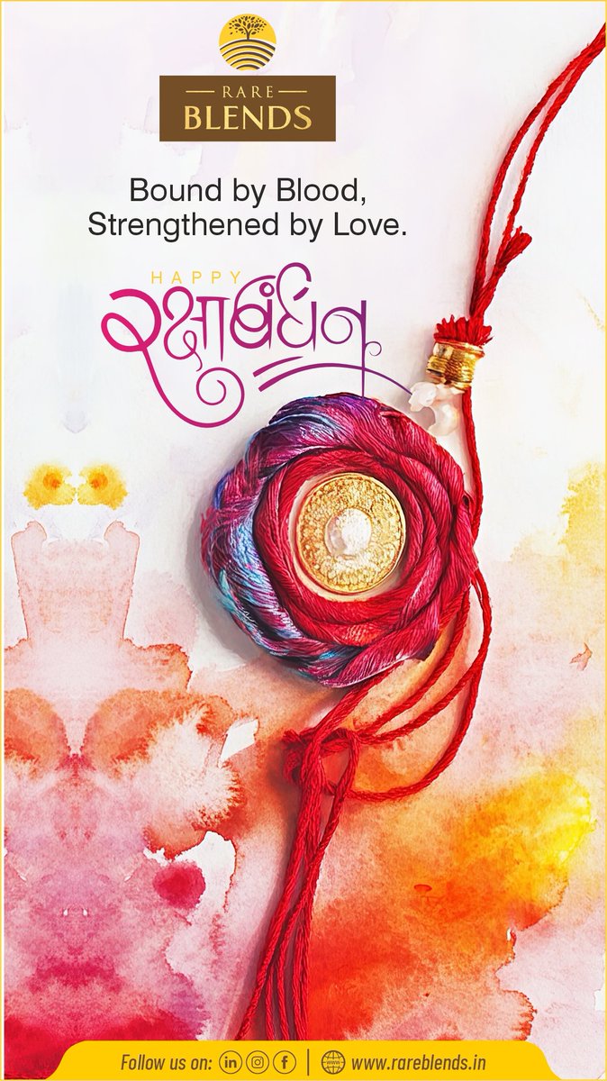 Rare Blends wishing you a Happy Rakshabandhan! 

"May the thread of love and affection between you and your sibling remain unbreakable."

#rareblends #festivevibes #happyrakshabandhan❤️ #alcoholicbeverages