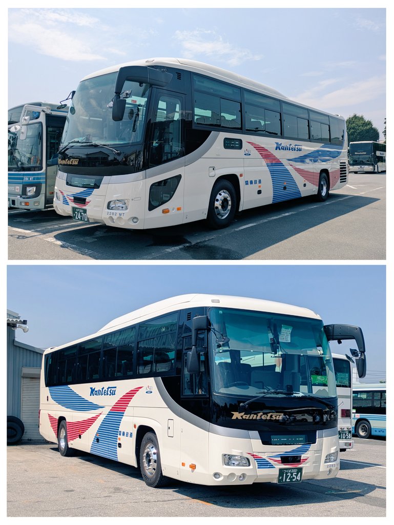 この度、高速バスタイプの新車を4台導入いたしました！準備が整い次第