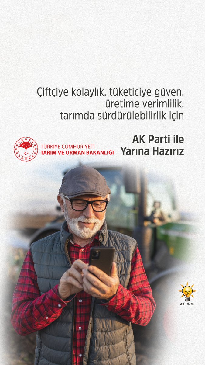Türkiye Yüzyılı’nda milyonlarca eserimizden biri olan TARIM CEBİMDE Projemiz ile #YarınaHazırız