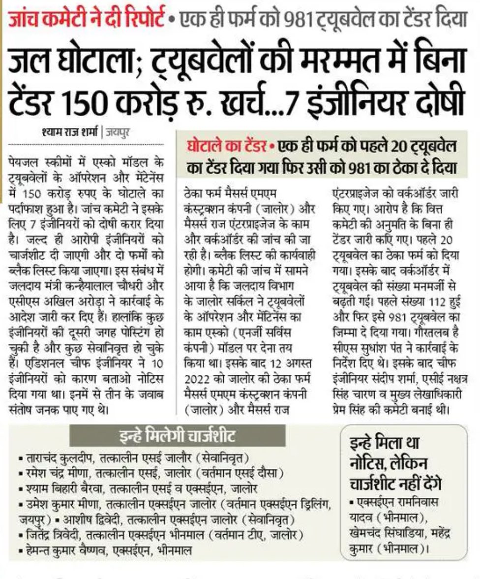 जालोर की आवाज़ (@sameergalbani) on Twitter photo भीनमाल जालोर में विकाश की गंगा बह रही है <a href="/RajCMO/">CMO Rajasthan</a> <a href="/lumbaram64/">Lumbaram Choudhary</a> <a href="/jogeshwarg/">जोगेश्वर गर्ग (मोदी का परिवार)</a> भीनमाल जालोर में विकाश की गंगा बह रही है <a href="/RajCMO/">CMO Rajasthan</a> <a href="/lumbaram64/">Lumbaram Choudhary</a> <a href="/jogeshwarg/">जोगेश्वर गर्ग (मोदी का परिवार)</a>