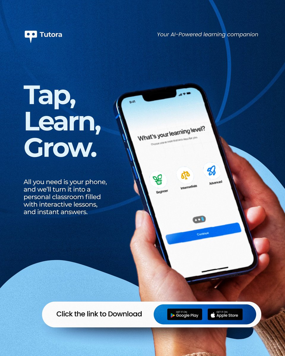 StephanieInii's tweet image. My best project for this week.🔥🔥🔥
Tutora is an AI powered learning partner, that lets you learn when you want to in a simplified way.
The logo was creatively designed as Robot + Chat-box in form of a T.
What would you rate this design?