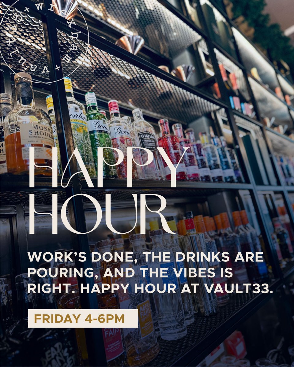 vault33wrexham's tweet image. Kick back with us in Happy Hour from 4-6pm
because adulting is easier with a drink in hand! 🍹✨

#HappyHourFun #CheersToTheWeekend  #FridayVibes  #RelaxAndUnwind