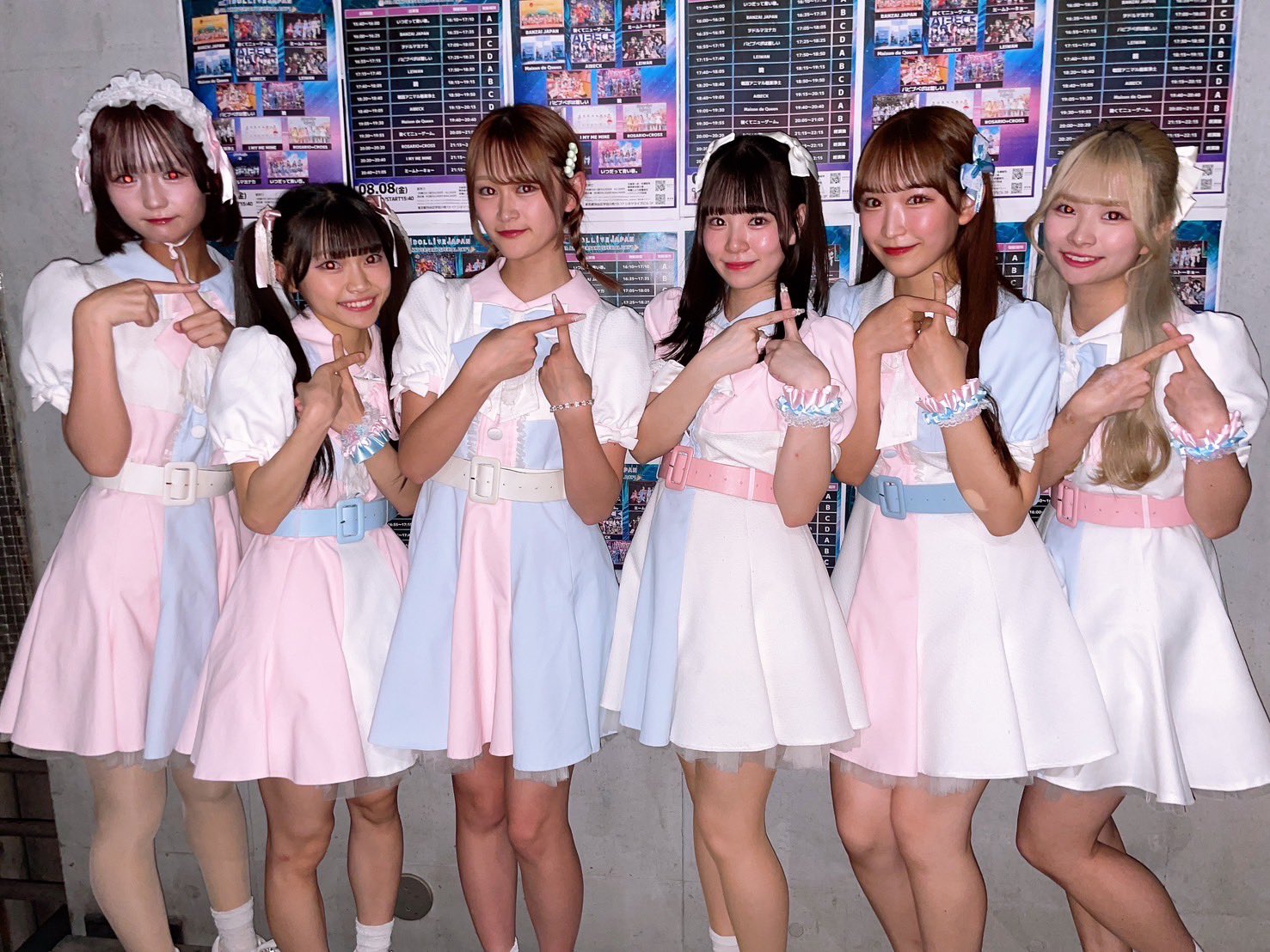 L/INE LIVE アイドル 集合写真 IDOL LIVE JAPAN【有観客&無料配信ハイブリッドライブイベント