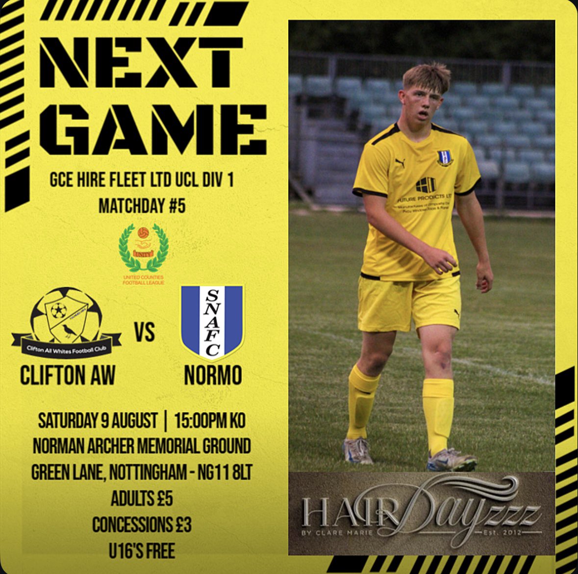 ⚽️TOMORROW⚽️

We are back to business as we travel to <a href="/CAWFC1963/">Clifton All Whites FC</a> for our 5th <a href="/utdcos/">UCL</a> game of the season.

Hopefully see plenty of you there!

#COYS #Shiners 🚗💙🤍💛