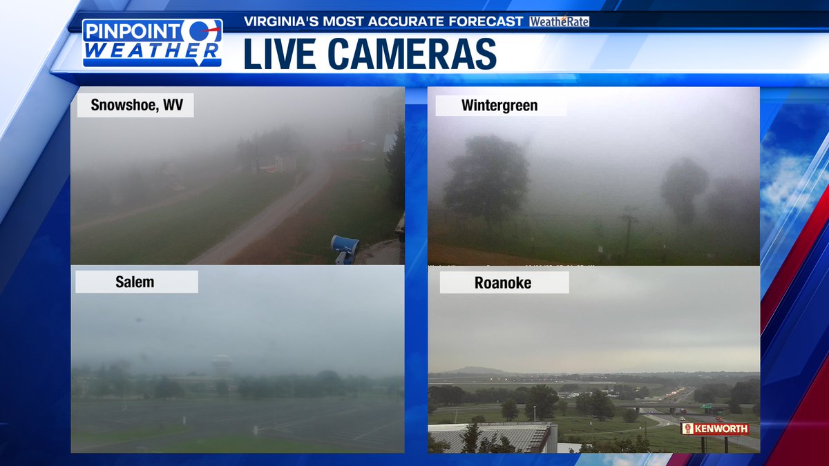 It's a gray start to the day across much of Southwest and Central Virginia. Many locations are seeing cloudy skies overhead. Patchy fog and spotty light rain/drizzle are possible this Friday morning.
#vawx