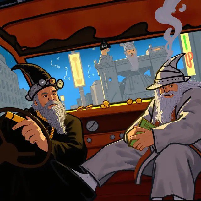 <a href="/elonmusk/">Elon Musk</a> What if there waz an AI game called "Btcwiz: The Internet Magic Money"?

Instead of running from the police, you'd run from the Fed. Instead of stealing carz, no nivirmind zoery, I luv carz.
If you get caught, you end up in jail with Zhiba inuz and have to mine your way outz🧙🏻‍♀️