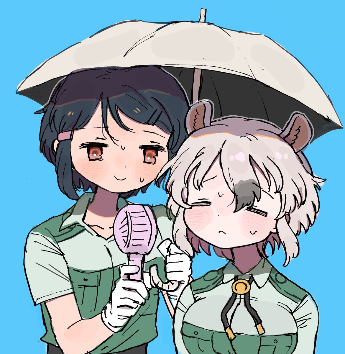 暑さ対策しっかりと‼️