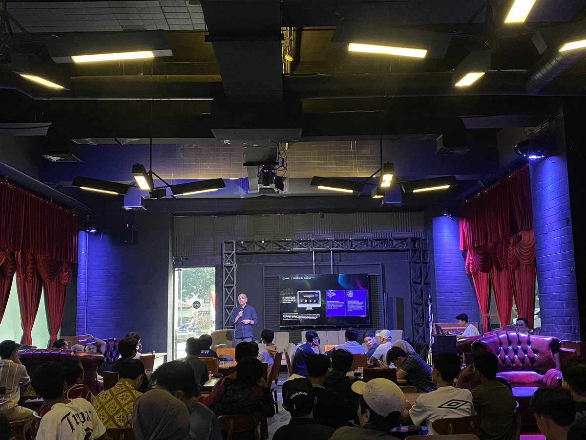 At I-nnovate Blockchain Week in Jakarta, our founder took the stage to introduce MWX! Sharing about how MWX can create real impact for AI developers and SMEs across Indonesia.

And this is just the beginning. Let’s build the future of Web3 in Indonesia, together. 🚀