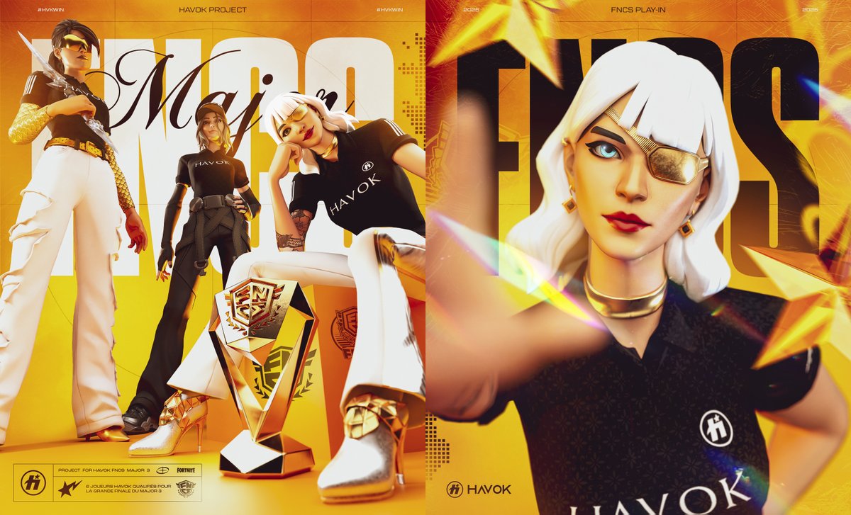 Fortnite Project for <a href="/HvKGGs/">Team HavoK</a> 
Tout soutien est apprécié💛

Full project: behance.net/larsgraphic