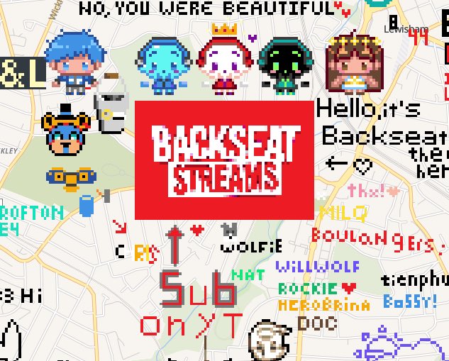 Incredibly cute to see some Backseat representation on W Place. It’s somewhere around London I believe.