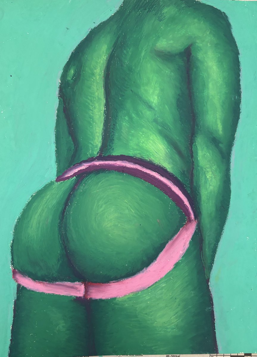 I painted my friend’s butt