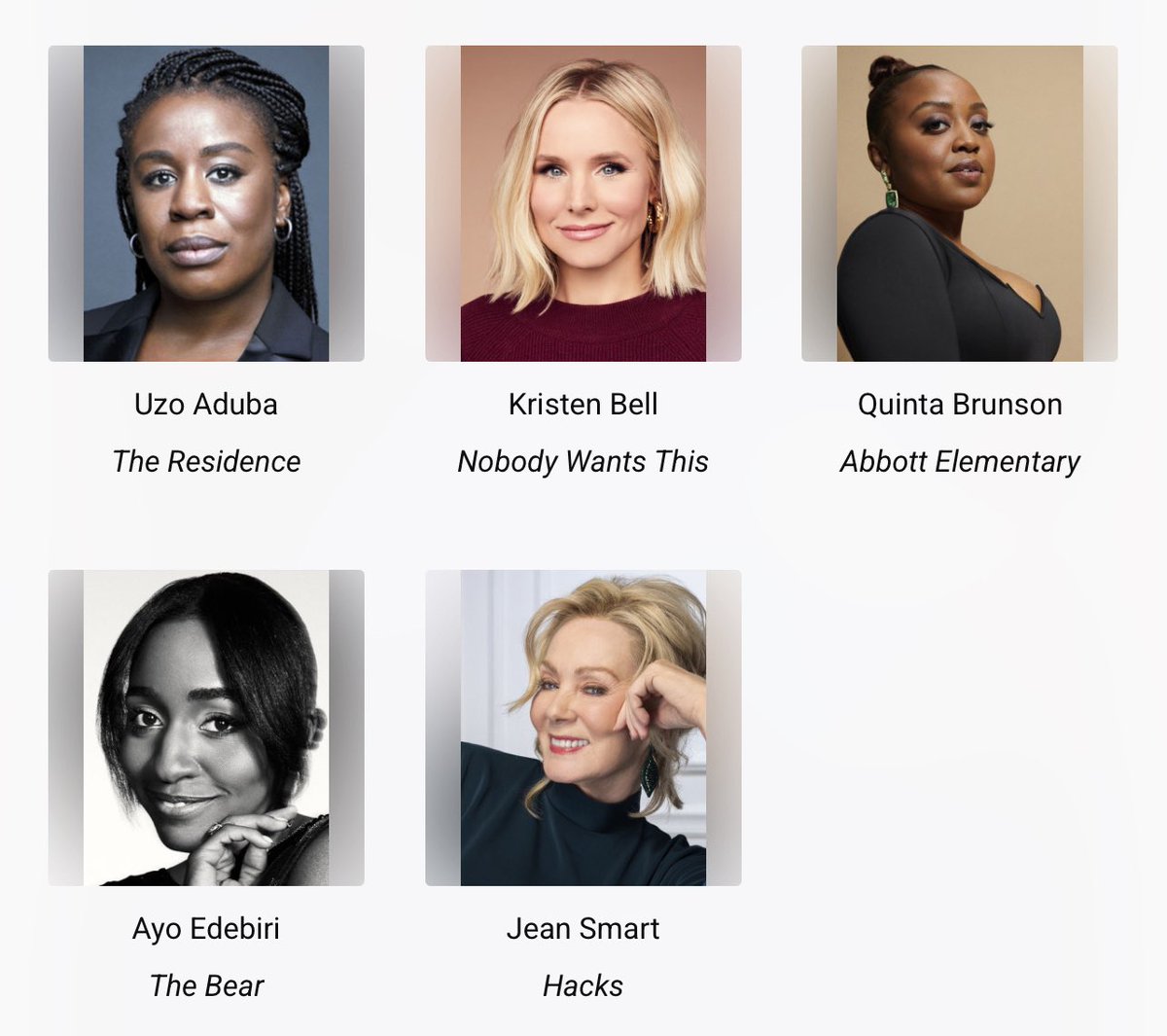 Who do you predict will win the Emmy this year for Best Actress in a Comedy Series?