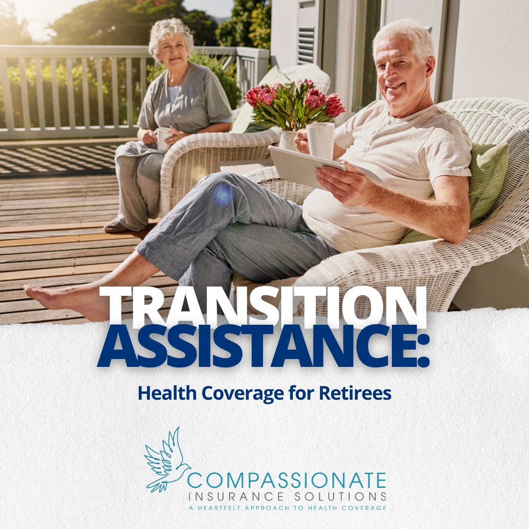 InsureMeHealth's tweet image. At Compassionate Insurance Solutions, we guide retirees through their options, whether it’s enrolling in Medicare, choosing a supplement, or bridging the gap if you retire before age 65.

📞 Call us for Health Insurance Transition Assistance at 317.967.8931
#TransitionAssistance