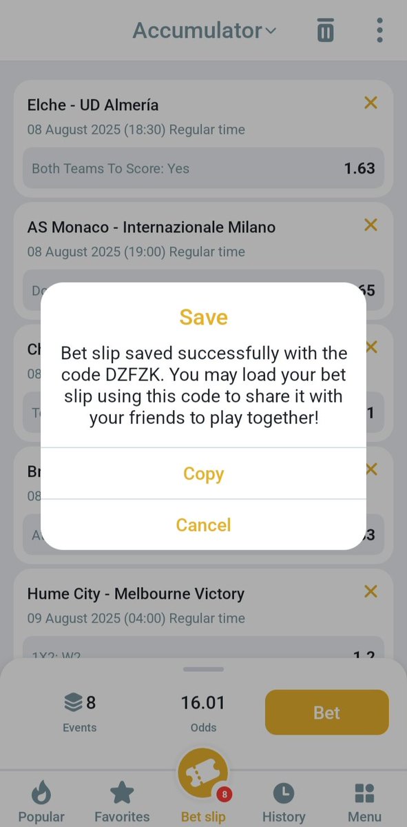 🐼💛💛💛MELBET

⚡️ Sure Odds Friendly matches 

📊 Odds: 16
✔️ Code: DZFZK

⁉️not yet account: 
📌Click here: bit.ly/Melbet_official

🤡To download the application.
📲Click here: bit.ly/MelbetGblMobAp…
💥 Promo code 🚨STHS🚨

⚠️Bet responsibly 🔞