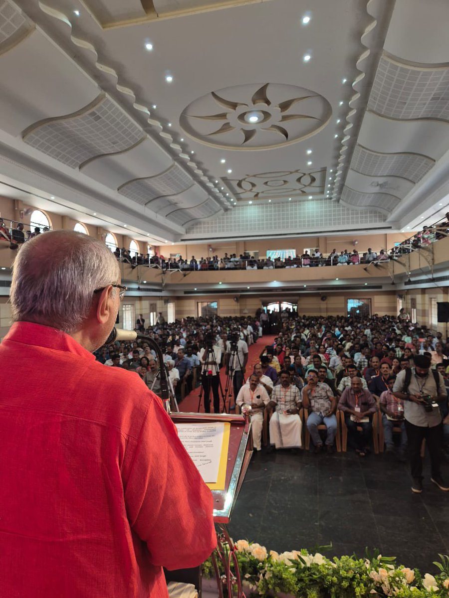 Attended and addressed the NGO Sangh State Conference today at Pathanamthitta.