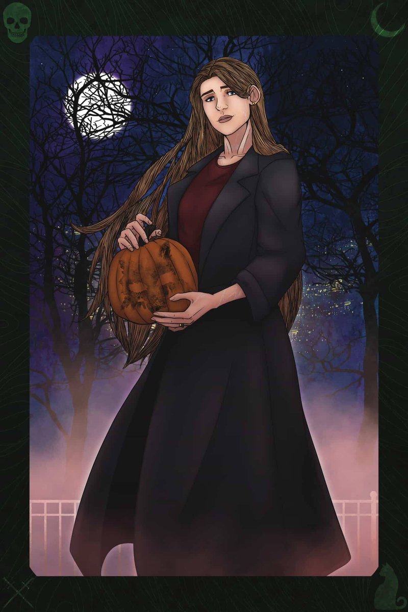 Want a preview of <a href="/JakeShandy/">Jake Shandy</a>'s character cards for Redneck Revenant? Here's the first one, Annie Binder, whose knock at the door on Halloween night starts things off with a bang. Hardcover and paperback preorders from booksareawesome.net will come signed and with the cards.