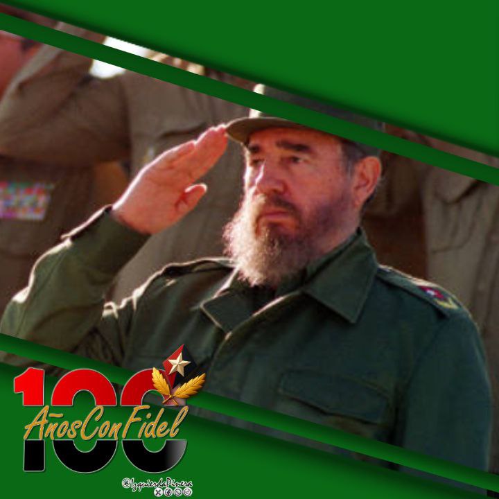 #Fidel veía en los jóvenes un arma moral de la Revolución, un estandarte de lucha en el que confiar en todos los tiempos. Por eso les hablaba de la forma más transparente y sincera posibles en cada oportunidad. 
#100AñosConFidel