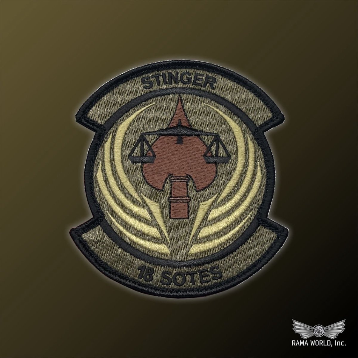 ramaworldinc's tweet photo. Hurlburt Field 18th Special Operations SOTES “STINGER” patch 🦂
Crafted with precision for the warriors of Hurlburt Field.
#RamaWorld #18SOTES #StingerPatch #HurlburtField #TacticalGear #CustomPatches #SOTES #SpecialOps https://t.co/CyGgfGuHa7