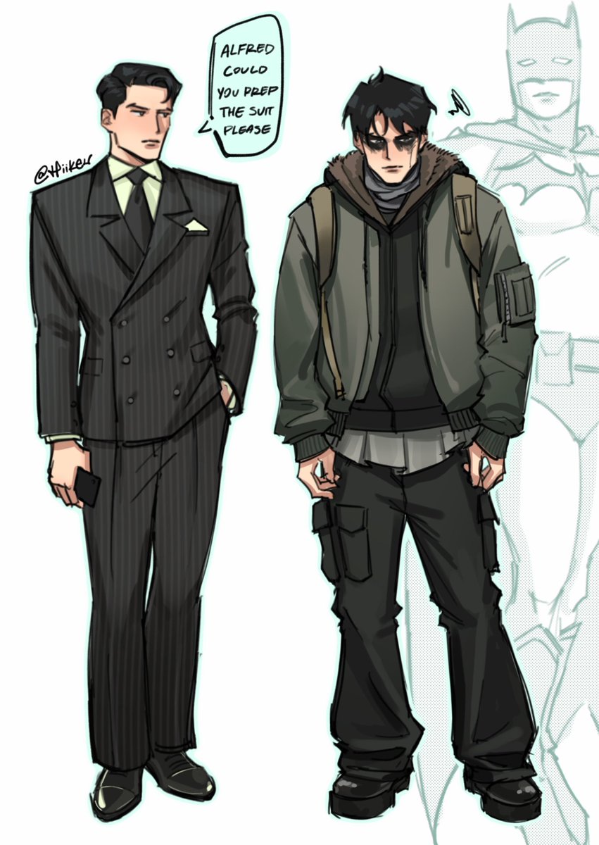 Bruce Wayne, the fashion diva that you are  #batman