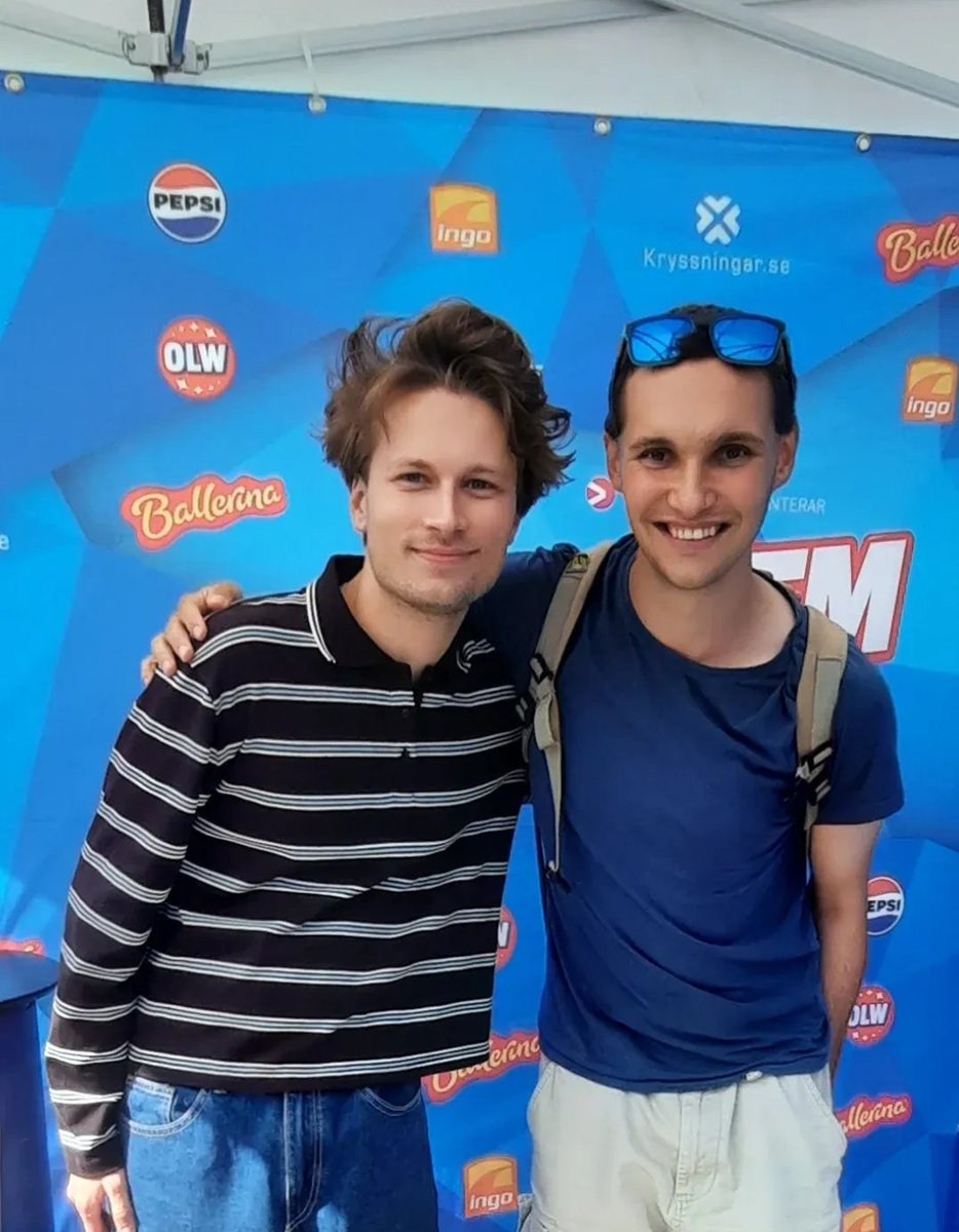 robertjed1996's tweet image. Today, I met some famous singers in Kalmar. I will watch them perform on Rix FM Festival there

#rixfm #rixfmfestival