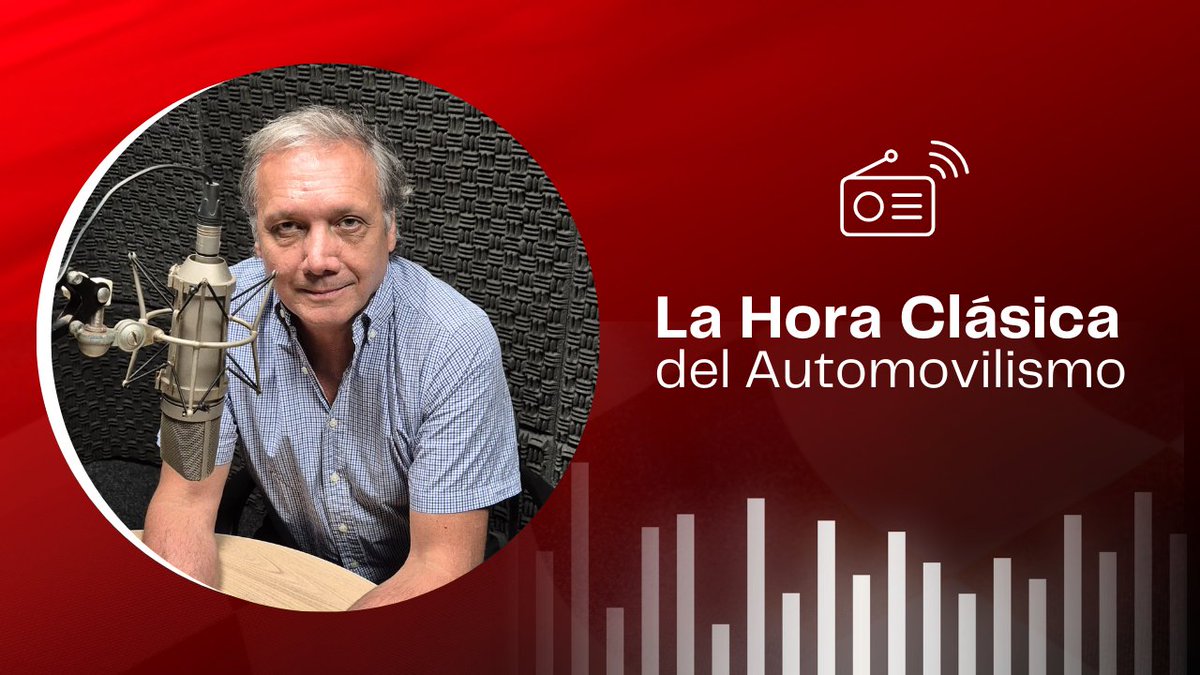 📻 Arrancamos #LaHoraClásicaDelAutomovilismo por Carve Deportiva (1010 AM)

💻📱 youtube.com/live/sC7AxbaUE…
