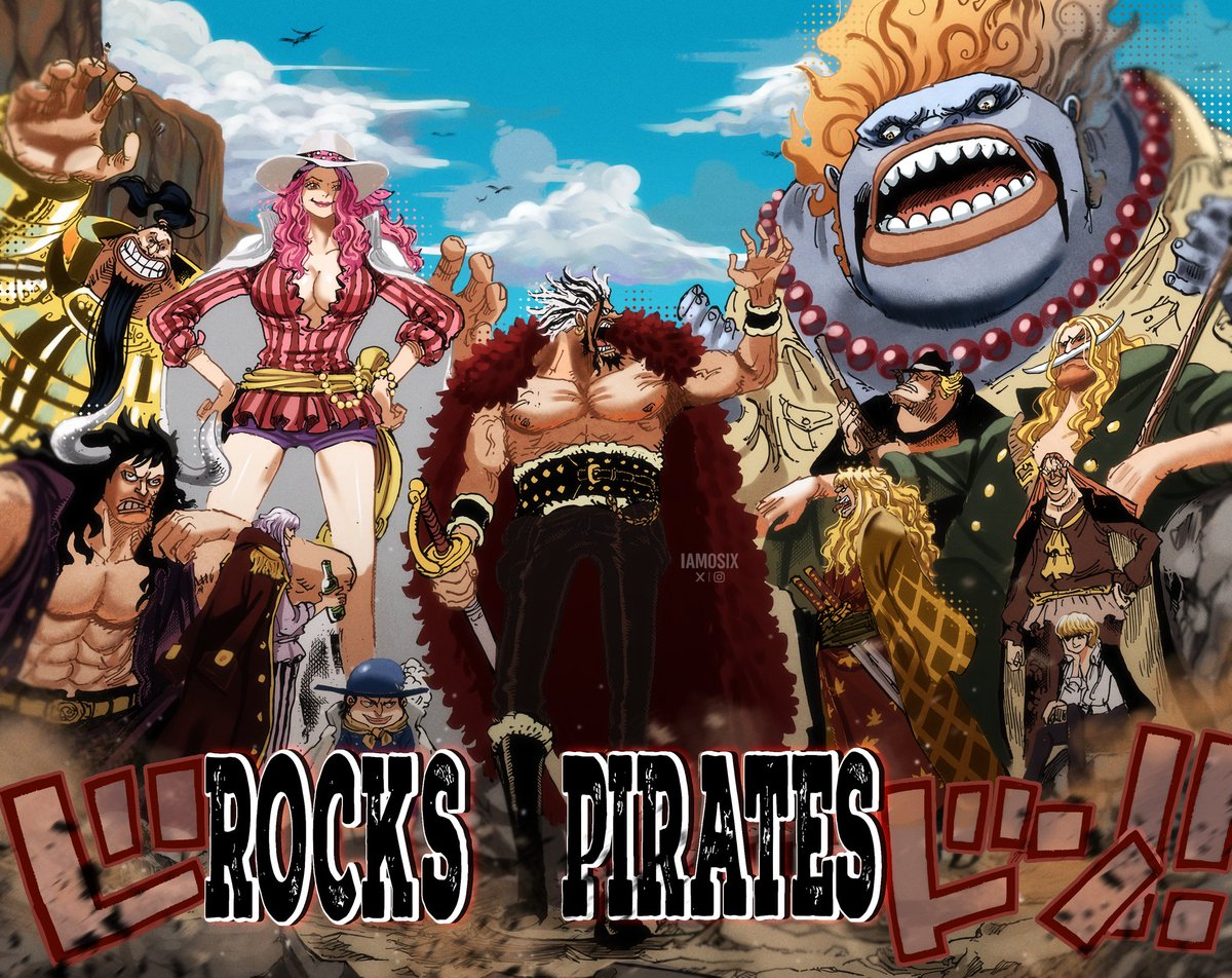 Rocks Pirates...
#ONEPIECE #ワンピース