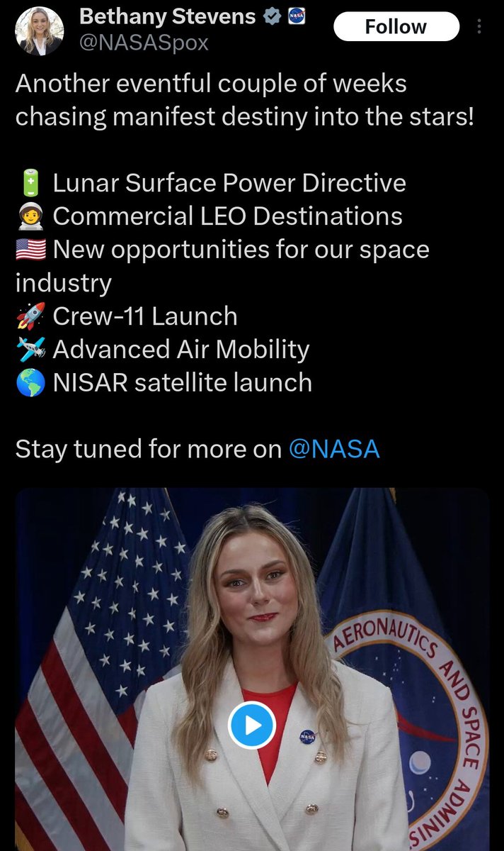 "chasing manifest destiny into the stars" is such a cursed thing to say. i genuinely hope China cleans our clock when it comes to space exploration