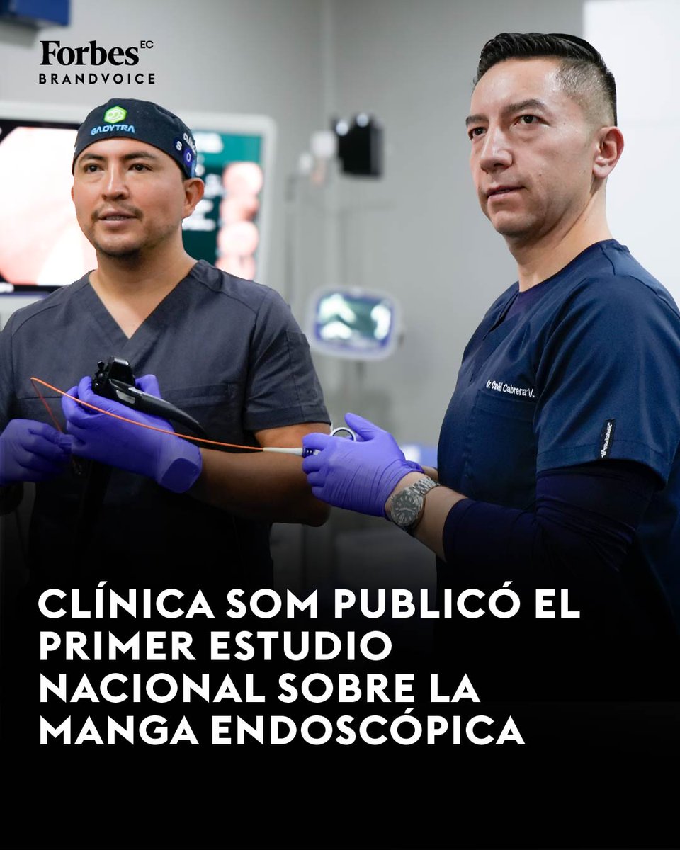Forbes Ecuador (@forbesecuador) on Twitter photo #Brandvoice |
Un equipo de médicos de <a href="/clinica_somEc/">Clinica S.O.M.</a> realizó el primer estudio clínico ecuatoriano sobre gastroplastia endoscópica en manga (ESG) 🩺🍽️, una alternativa innovadora frente a la cirugía bariátrica tradicional. La investigación fue publicada en la revista Journal of #Brandvoice |
Un equipo de médicos de <a href="/clinica_somEc/">Clinica S.O.M.</a> realizó el primer estudio clínico ecuatoriano sobre gastroplastia endoscópica en manga (ESG) 🩺🍽️, una alternativa innovadora frente a la cirugía bariátrica tradicional. La investigación fue publicada en la revista Journal of