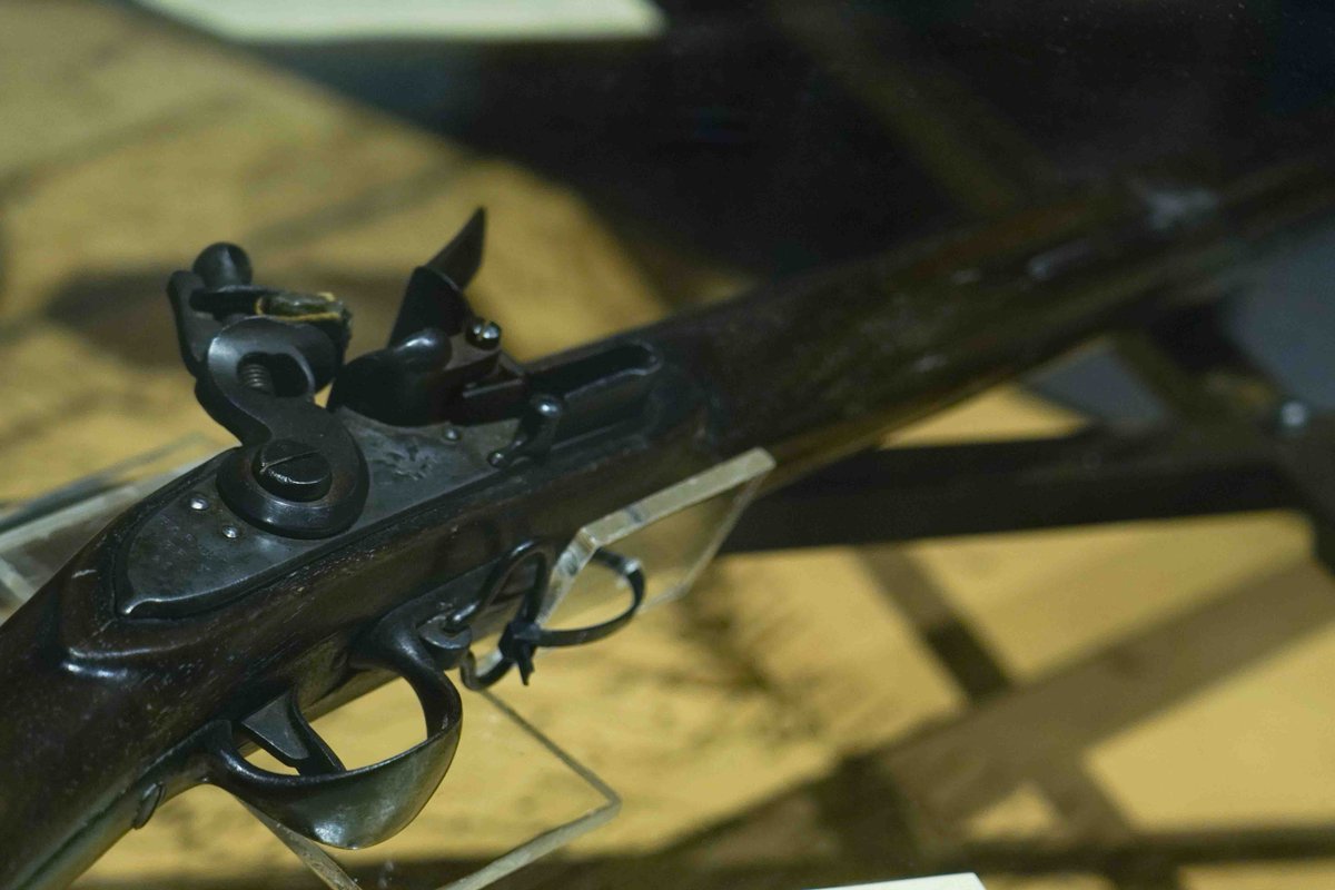For this #FunFactFriday, we cover the history of the .69 caliber U.S. Musket, courtesy of the Frontier Army Museum. This particular musket was manufactured from 1800 to 1815, being of four types of muskets used across the U.S. Military in the early-19th Century. #Army250 #USArmy