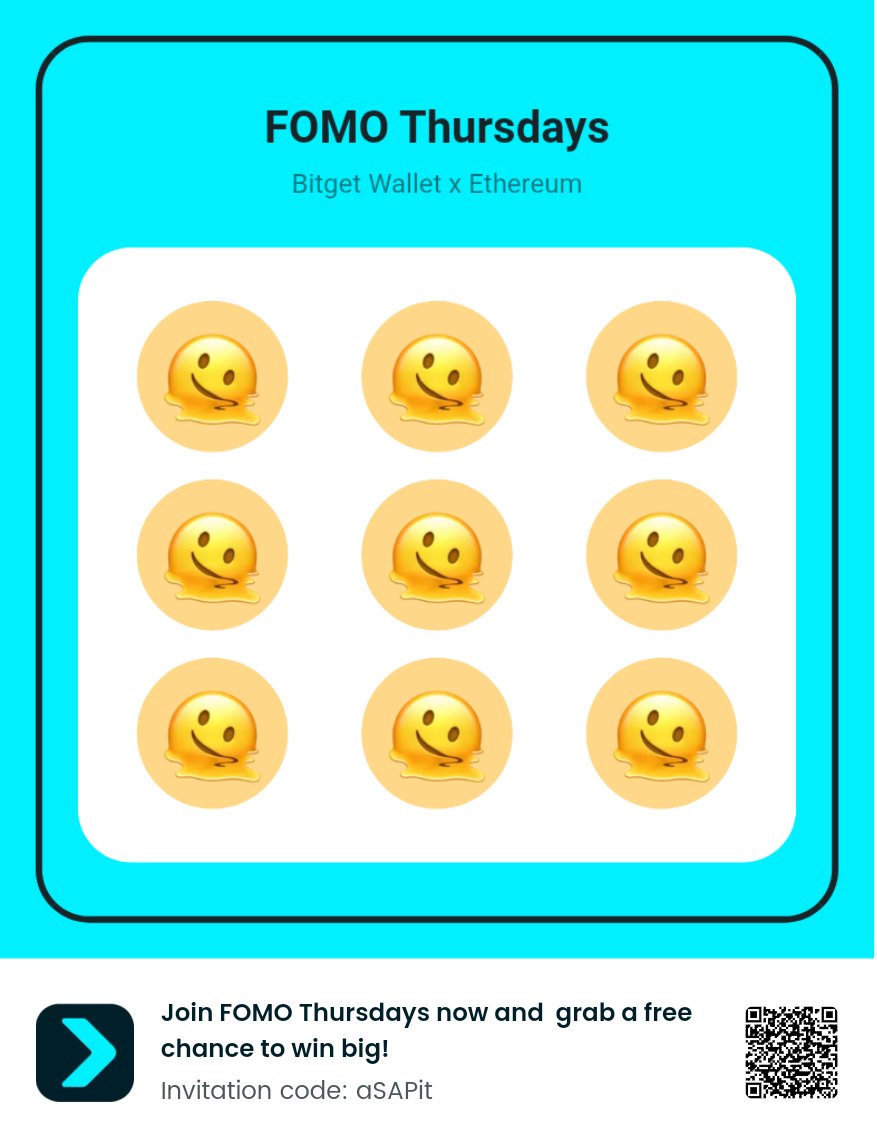 Rajbd14's tweet photo. Join FOMO Thursdays now and  grab a free chance to win big! @BitgetWallet #FOMOThursdays
https://t.co/mPyXOm1sCZ https://t.co/yxNYw8a32x