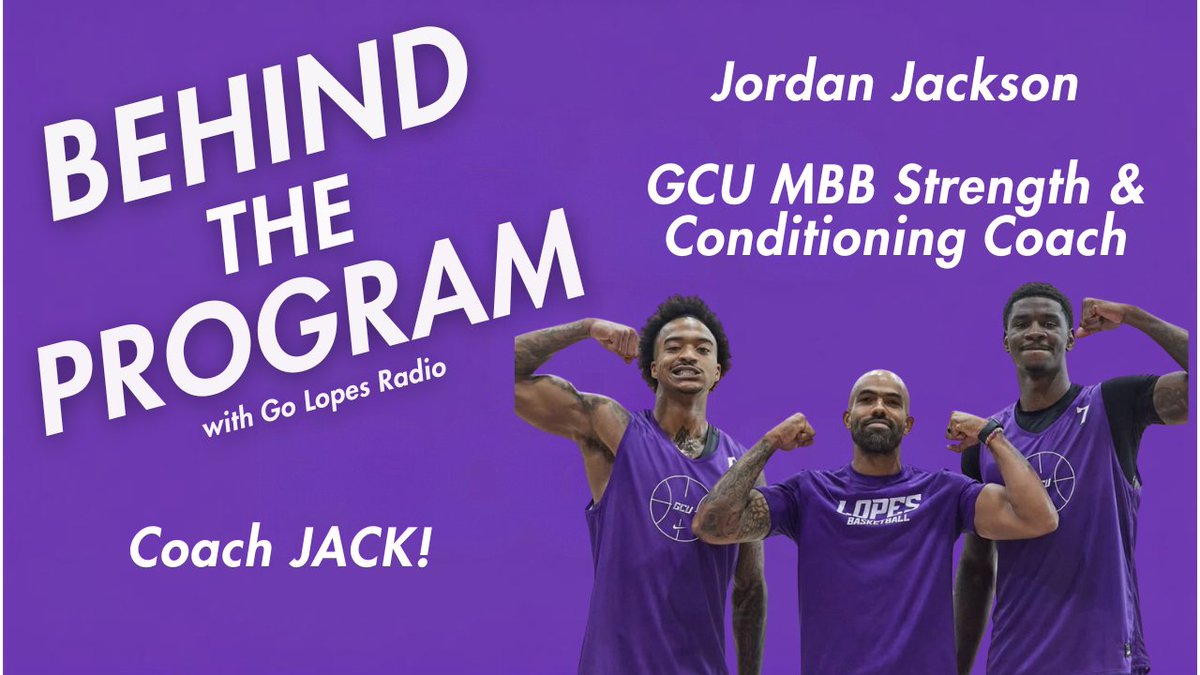 Brennan Williams (@golopesradio) on Twitter photo One thing about <a href="/GCU_MBB/">Grand Canyon Menโs Basketball</a> is they are always physically ready. The man behind all of that? Coach Jack!
I sat down with him to get an idea of the players hard work, the best athletes he has been around, and he walks through <a href="/bigtimeray0/">Ray</a>'s workout plan each summer.
Links below: One thing about <a href="/GCU_MBB/">Grand Canyon Menโs Basketball</a> is they are always physically ready. The man behind all of that? Coach Jack!
I sat down with him to get an idea of the players hard work, the best athletes he has been around, and he walks through <a href="/bigtimeray0/">Ray</a>'s workout plan each summer.
Links below: