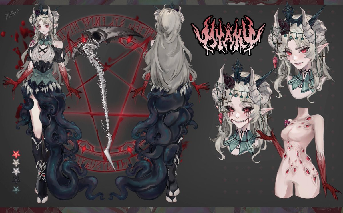 Myaku ⛧HORRORVTuber⛧ 👁️🔪 tweet media