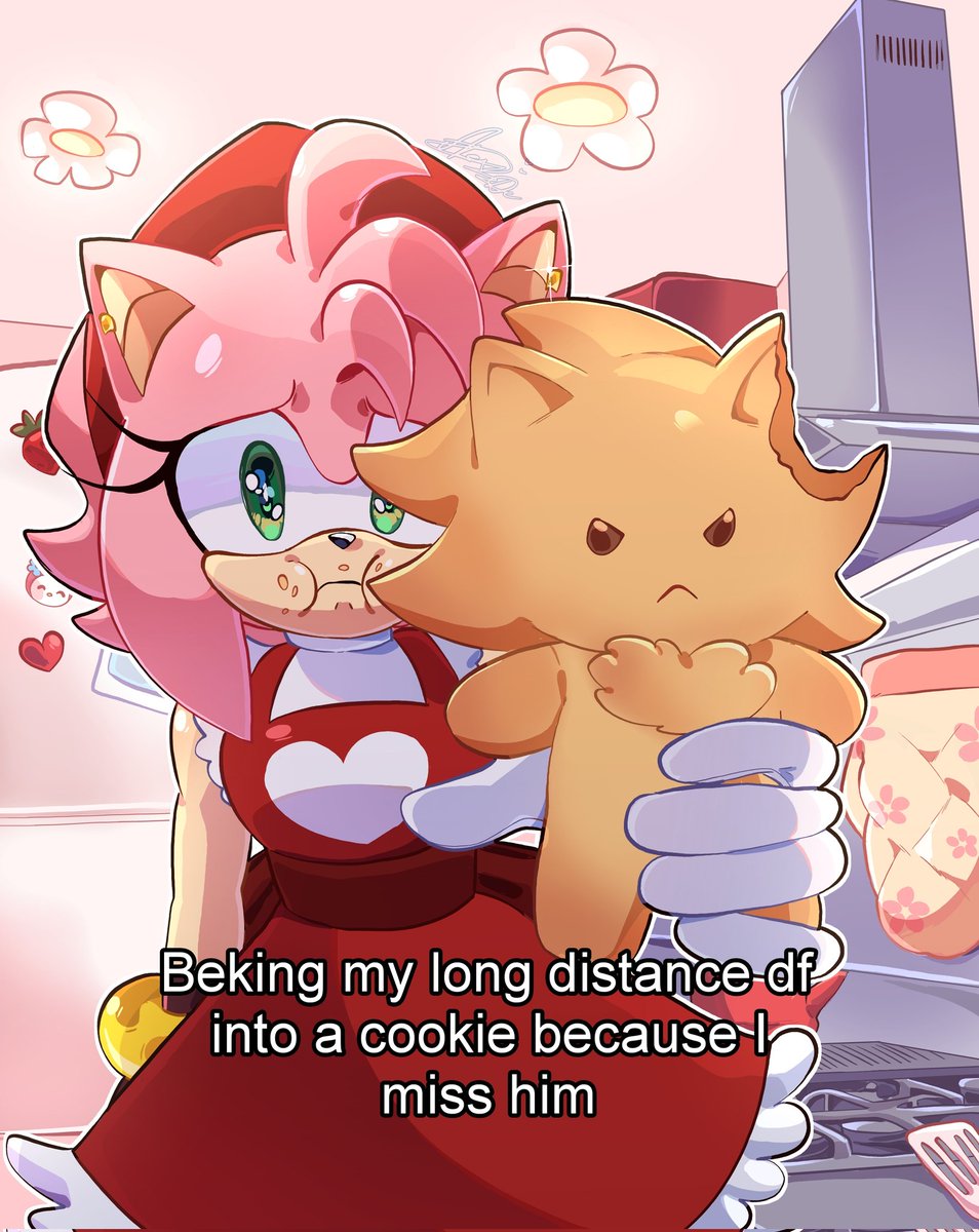 alex (@floobit_alex) on Twitter photo Shadow ain't an apple, he's a cookie 🍪 
#shadamy #amyrose Shadow ain't an apple, he's a cookie 🍪 
#shadamy #amyrose