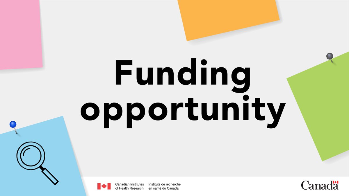 CIHR and partners are pleased to announce the launch of the Team Grants: Supporting Interdisciplinary Research on Avian Influenza #FundingOpportunity.
Launch: Aug 8
Closing: Oct 2
Funds available: $4.5M

Details available here: researchnet-recherchenet.ca/rnr16/vwOpprtn…
<a href="/NSERC_CRSNG/">NSERC / CRSNG</a> <a href="/HlthResearchBC/">Michael Smith Health Research BC</a>