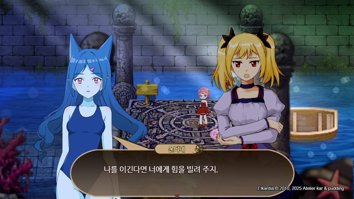 karsis98's tweet image. #スーパーゲ制デー #RPGツクールMV
王道長編RPG &amp;lt;エルカルディア&amp;gt;

CTBターン制のRPGで、現在5年間作っています
現在12~13時間程度の分量を完成しました
子供の頃に夢見たファンタジー要素を最大限に入れて作っています
応援していただければ幸いです🥰