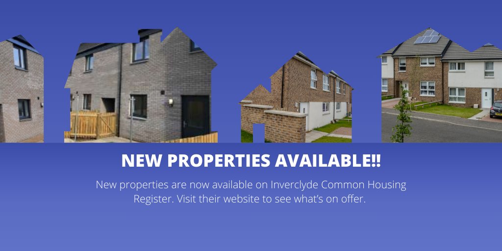 .... And - they're live! New properties just added to the Inverclyde Common Housing Register. thesehomes.com/adverts/search…