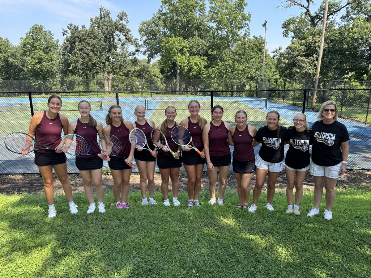 The first event of the new school year (and the first ever fall tennis match) goes to the Eagles!

Here we go 2025-26!