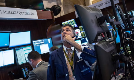 Stock markets around the world fall as a result of fears about China's economy with the Dow falling by 1000 points at opening. 

The Dow closes down 588.40 points.