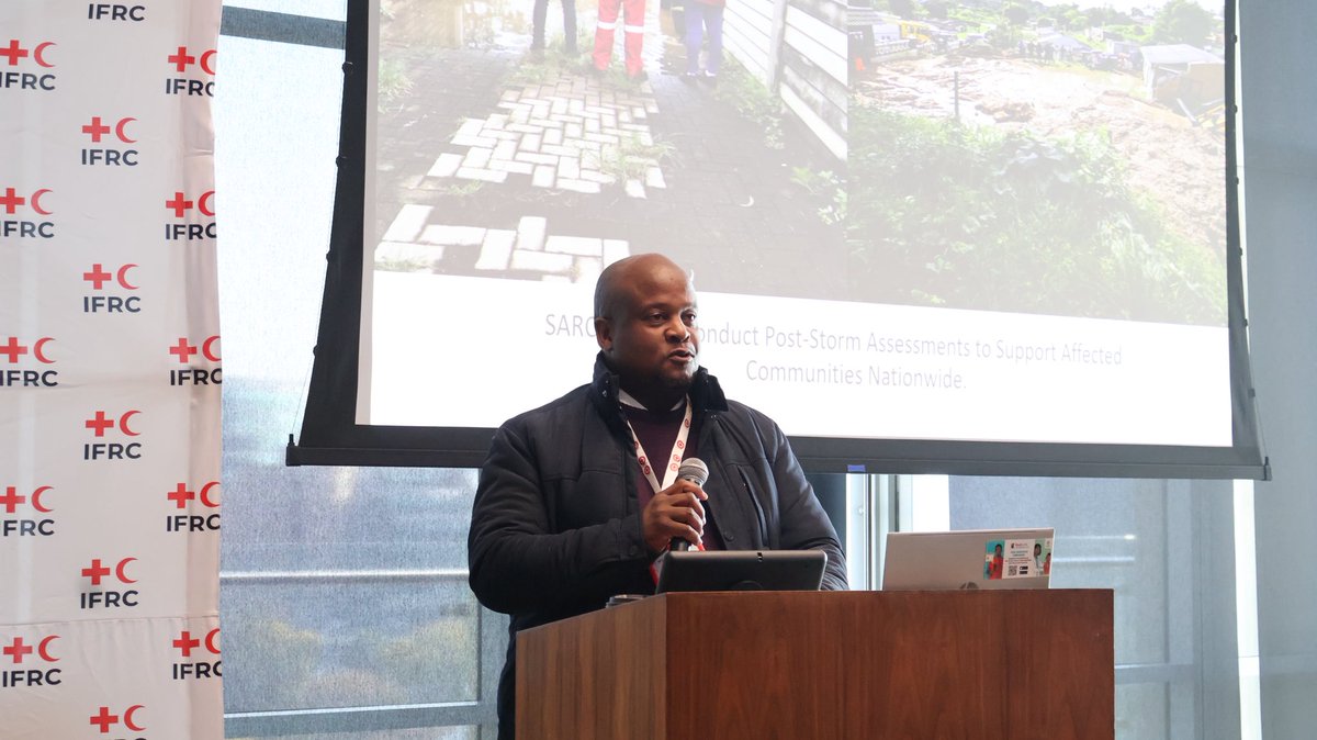 RedcrossSa's tweet photo. Happening today at Old Mutual Place, Sandton: An insightful networking breakfast kicks off #BeyondAid – a high-level dialogue hosted by @ifrc, @SARCS_ZA &amp; Old Mutual.
 🎯 Focus: Climate solutions for resilient communities.
 #ClimateActionNow #ResilientCommunities https://t.co/wax7o6FNnd