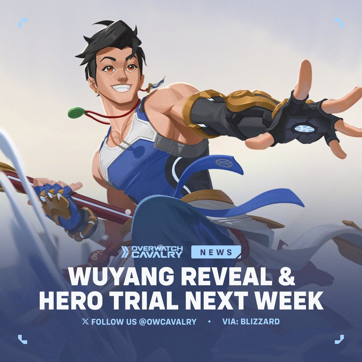 Get ready to make a splash in #Overwatch2 🌊

Learn more about Wuyang in an all-new Motion Comic next Monday, and catch his official Gameplay Trailer for our first in-game look on August 13!

📺 youtu.be/C6ZEN5MVJaU