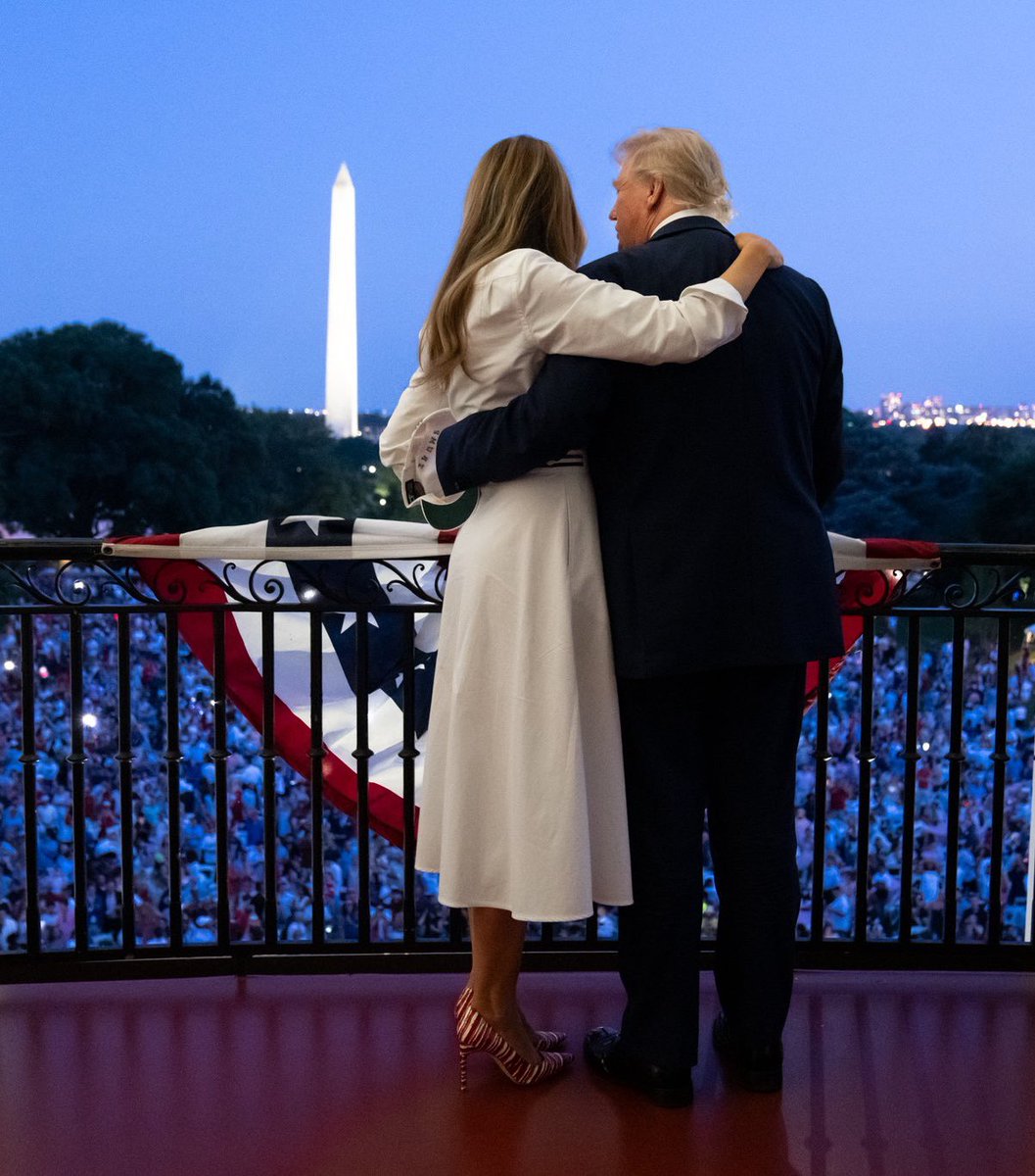 If you look up “rock-solid marriage rooted in true love, loyalty, commitment, and patriotism” in the dictionary, you’d find this image.