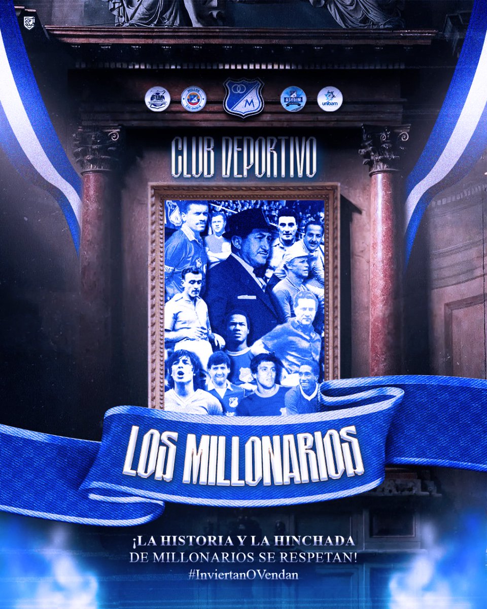 Club Deportivo Los Millonarios hoy y siempre #InviertanBienOVendan #AmberCapitalBuitre