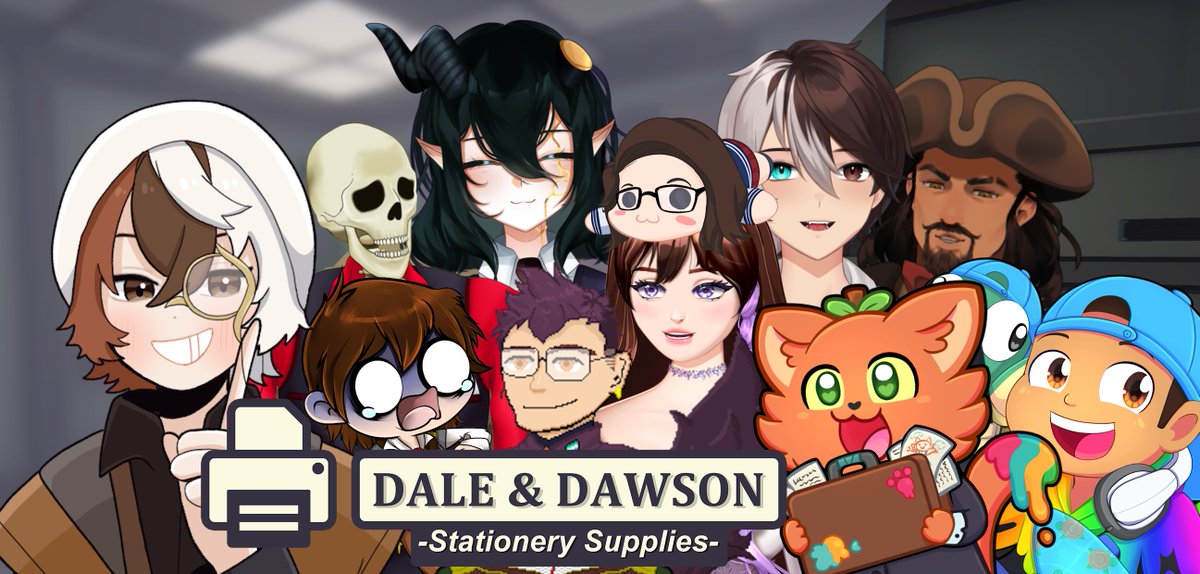 We've got a Dale and Dawson collab coming up at 4:30 PM PDT! (I think that's the right time).

IT'S LIKE 7:30PM EASTERN RIGHT??

#VTuber #ENVTuber